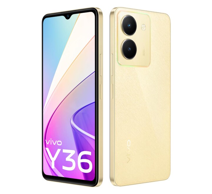 Vivo Y36 (Vibrant Gold 8GB RAM 128GB Storage) (Y36 8/128GB V/GOLD)